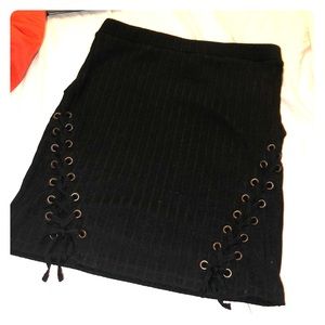 Forever 21 Sexy Black Mini Skirt